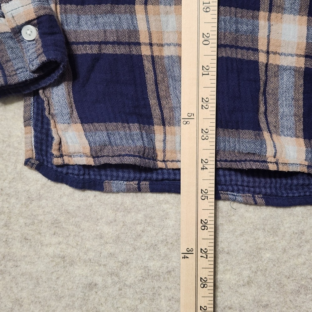 Aerie Womens‎ Flannel Shirt Small Plaid Long Sleeve Button Up Casual Top - Picture 7 of 8